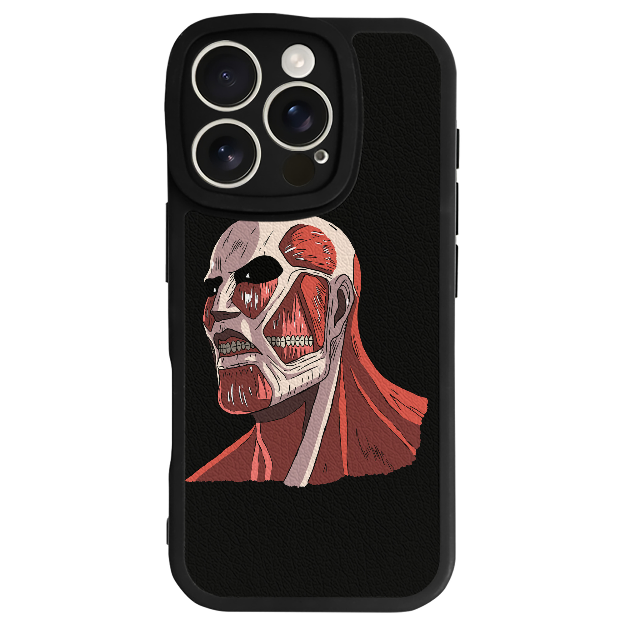 （画像用） 進撃の巨人 Attack on Titan 【iPhone 16シリーズ対応】シリコンスマホケース（レザー調） 材質：シリコン